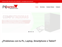 Tablet Screenshot of pcexpressmty.com